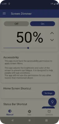 Auto Screen Dimmer android App screenshot 13